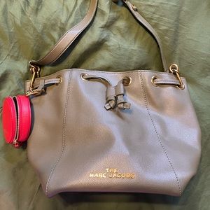 marc by marc jacobs bucket bag with color contrast coin pouch